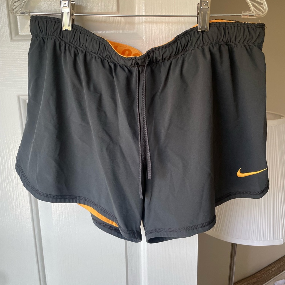 Nike Dri-FIT Orange and Gray Shorts